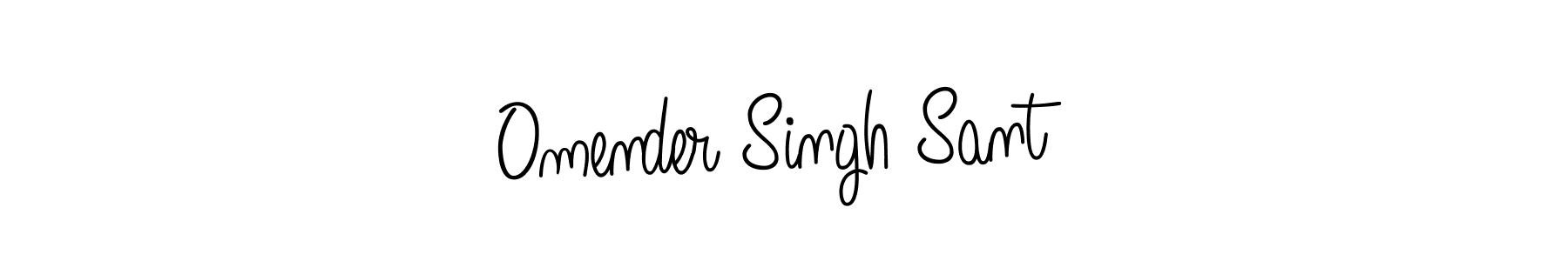 How to make Omender Singh Sant signature? Angelique-Rose-font-FFP is a professional autograph style. Create handwritten signature for Omender Singh Sant name. Omender Singh Sant signature style 5 images and pictures png