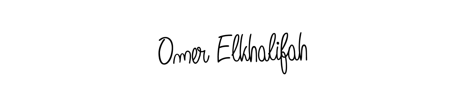 Make a beautiful signature design for name Omer Elkhalifah. Use this online signature maker to create a handwritten signature for free. Omer Elkhalifah signature style 5 images and pictures png