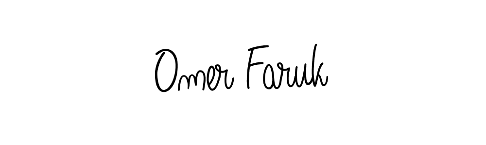 How to Draw Omer Faruk signature style? Angelique-Rose-font-FFP is a latest design signature styles for name Omer Faruk. Omer Faruk signature style 5 images and pictures png