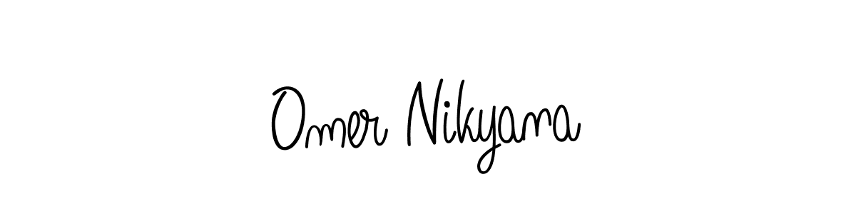 Once you've used our free online signature maker to create your best signature Angelique-Rose-font-FFP style, it's time to enjoy all of the benefits that Omer Nikyana name signing documents. Omer Nikyana signature style 5 images and pictures png