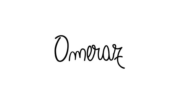 Design your own signature with our free online signature maker. With this signature software, you can create a handwritten (Angelique-Rose-font-FFP) signature for name Omeraz. Omeraz signature style 5 images and pictures png