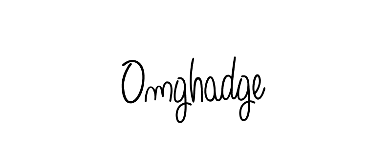 if you are searching for the best signature style for your name Omghadge. so please give up your signature search. here we have designed multiple signature styles  using Angelique-Rose-font-FFP. Omghadge signature style 5 images and pictures png