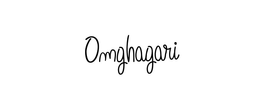 How to make Omghagari signature? Angelique-Rose-font-FFP is a professional autograph style. Create handwritten signature for Omghagari name. Omghagari signature style 5 images and pictures png