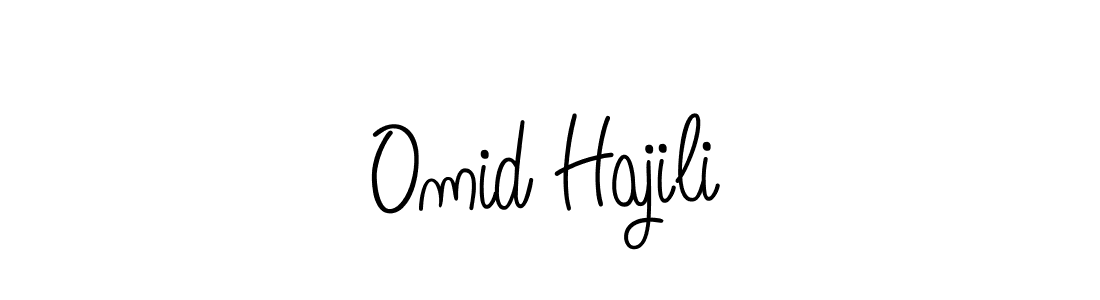 Make a beautiful signature design for name Omid Hajili. With this signature (Angelique-Rose-font-FFP) style, you can create a handwritten signature for free. Omid Hajili signature style 5 images and pictures png