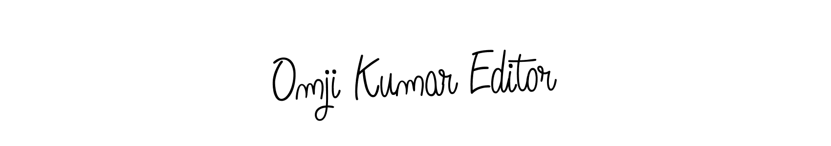 Also You can easily find your signature by using the search form. We will create Omji Kumar Editor name handwritten signature images for you free of cost using Angelique-Rose-font-FFP sign style. Omji Kumar Editor signature style 5 images and pictures png