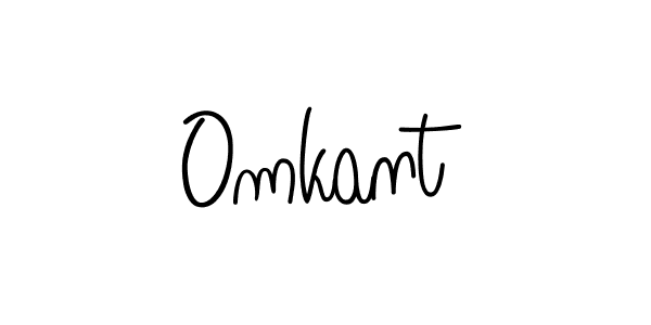 Design your own signature with our free online signature maker. With this signature software, you can create a handwritten (Angelique-Rose-font-FFP) signature for name Omkant. Omkant signature style 5 images and pictures png