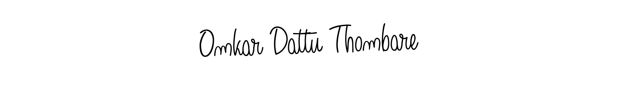 Make a beautiful signature design for name Omkar Dattu Thombare. Use this online signature maker to create a handwritten signature for free. Omkar Dattu Thombare signature style 5 images and pictures png
