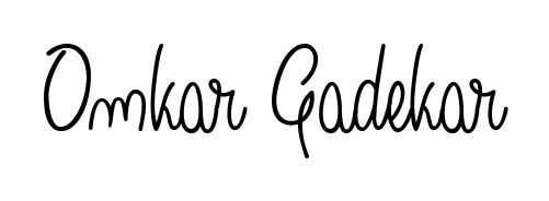 Generate high-definition signature styles for Omkar Gadekar. The Angelique-Rose-font-FFP typeface ensures crisp legibility and sophisticated design. Omkar Gadekar signature style 5 images and pictures png