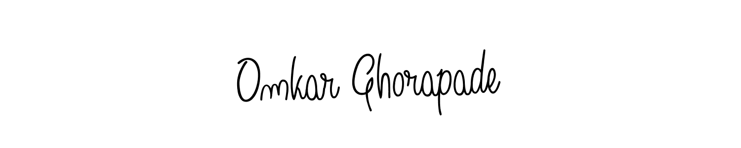 Make a beautiful signature design for name Omkar Ghorapade. Use this online signature maker to create a handwritten signature for free. Omkar Ghorapade signature style 5 images and pictures png