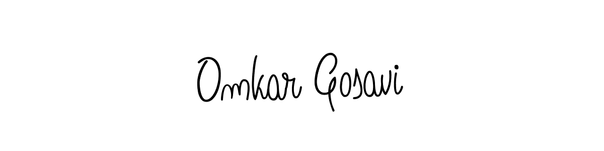 How to make Omkar Gosavi signature? Angelique-Rose-font-FFP is a professional autograph style. Create handwritten signature for Omkar Gosavi name. Omkar Gosavi signature style 5 images and pictures png