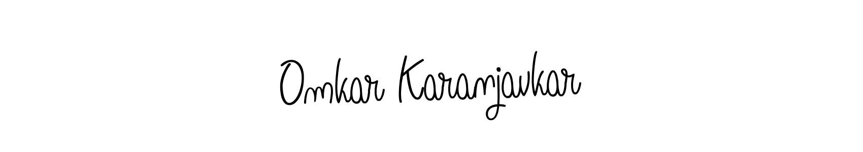 Similarly Angelique-Rose-font-FFP is the best handwritten signature design. Signature creator online .You can use it as an online autograph creator for name Omkar Karanjavkar. Omkar Karanjavkar signature style 5 images and pictures png