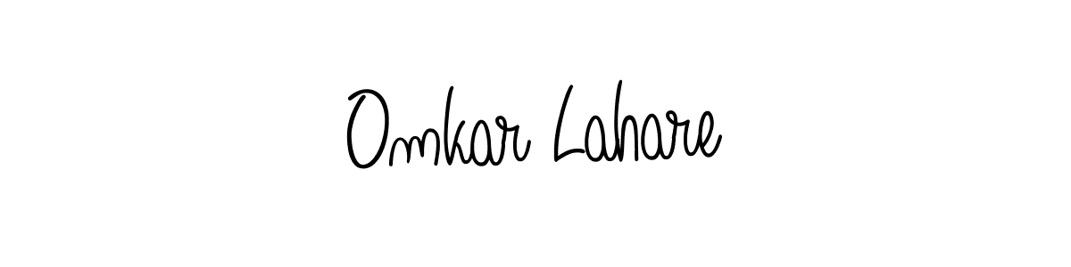 Design your own signature with our free online signature maker. With this signature software, you can create a handwritten (Angelique-Rose-font-FFP) signature for name Omkar Lahare. Omkar Lahare signature style 5 images and pictures png