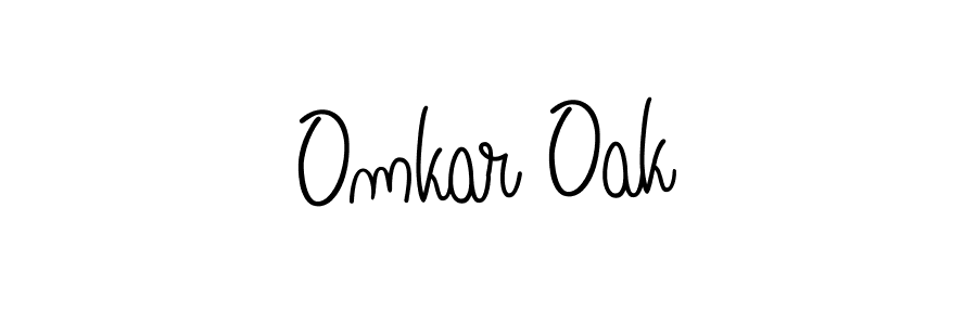 How to make Omkar Oak signature? Angelique-Rose-font-FFP is a professional autograph style. Create handwritten signature for Omkar Oak name. Omkar Oak signature style 5 images and pictures png