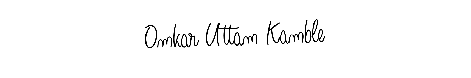 Make a beautiful signature design for name Omkar Uttam Kamble. Use this online signature maker to create a handwritten signature for free. Omkar Uttam Kamble signature style 5 images and pictures png