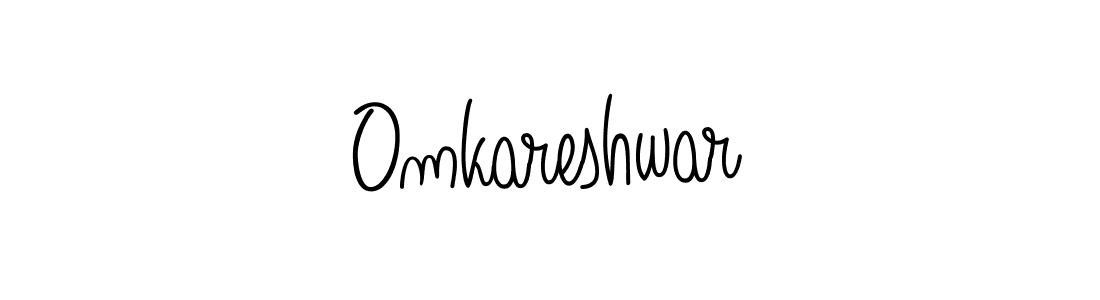 Omkareshwar stylish signature style. Best Handwritten Sign (Angelique-Rose-font-FFP) for my name. Handwritten Signature Collection Ideas for my name Omkareshwar. Omkareshwar signature style 5 images and pictures png