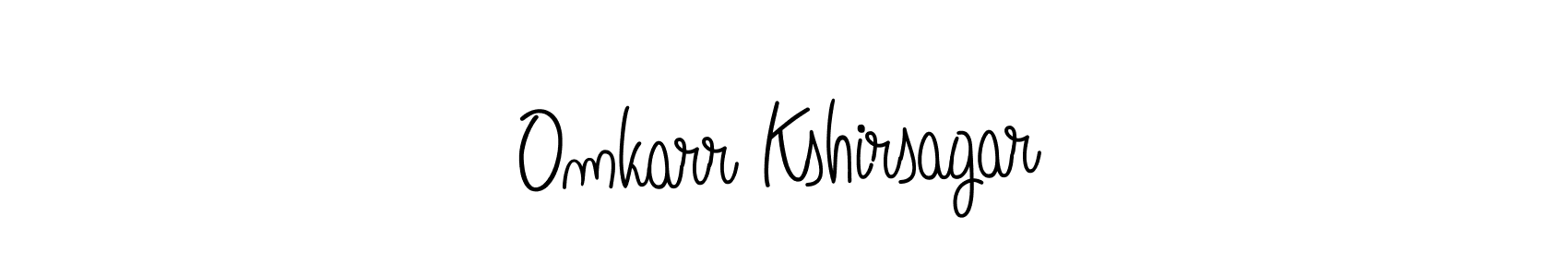 Omkarr Kshirsagar stylish signature style. Best Handwritten Sign (Angelique-Rose-font-FFP) for my name. Handwritten Signature Collection Ideas for my name Omkarr Kshirsagar. Omkarr Kshirsagar signature style 5 images and pictures png
