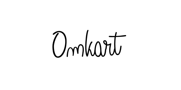 Also we have Omkart name is the best signature style. Create professional handwritten signature collection using Angelique-Rose-font-FFP autograph style. Omkart signature style 5 images and pictures png