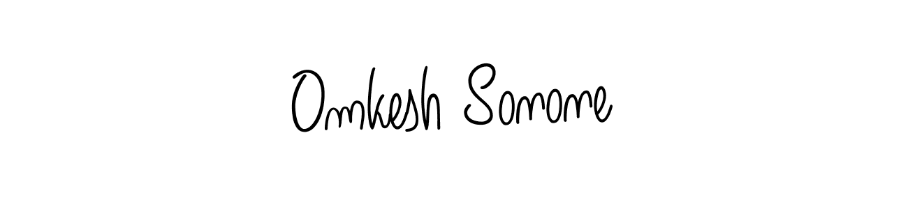 Best and Professional Signature Style for Omkesh Sonone. Angelique-Rose-font-FFP Best Signature Style Collection. Omkesh Sonone signature style 5 images and pictures png