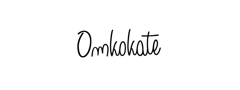 The best way (Angelique-Rose-font-FFP) to make a short signature is to pick only two or three words in your name. The name Omkokate include a total of six letters. For converting this name. Omkokate signature style 5 images and pictures png
