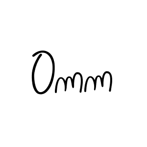 Use a signature maker to create a handwritten signature online. With this signature software, you can design (Angelique-Rose-font-FFP) your own signature for name Omm. Omm signature style 5 images and pictures png