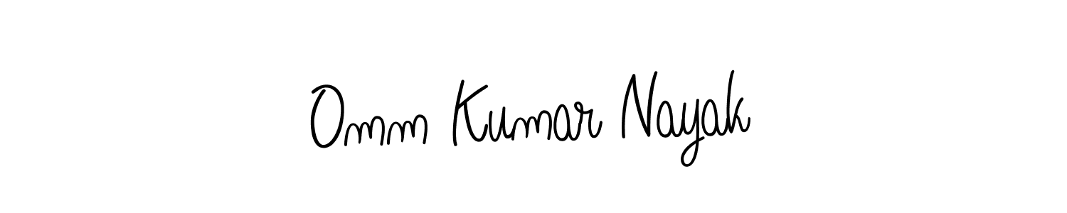 How to make Omm Kumar Nayak signature? Angelique-Rose-font-FFP is a professional autograph style. Create handwritten signature for Omm Kumar Nayak name. Omm Kumar Nayak signature style 5 images and pictures png