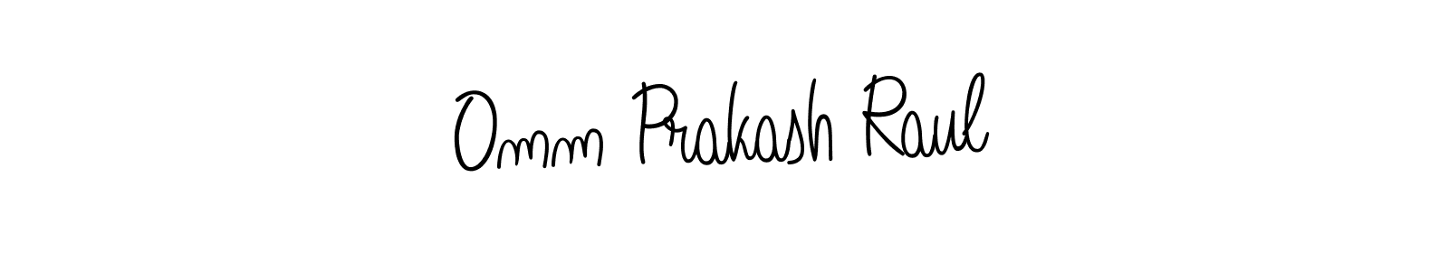 if you are searching for the best signature style for your name Omm Prakash Raul. so please give up your signature search. here we have designed multiple signature styles  using Angelique-Rose-font-FFP. Omm Prakash Raul signature style 5 images and pictures png