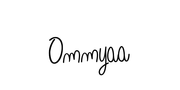 Ommyaa stylish signature style. Best Handwritten Sign (Angelique-Rose-font-FFP) for my name. Handwritten Signature Collection Ideas for my name Ommyaa. Ommyaa signature style 5 images and pictures png