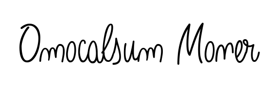 A dynamic signature style for Omocalsum Moner using Angelique-Rose-font-FFP script. Designed to look authentic, handwritten, and professional. Omocalsum Moner signature style 5 images and pictures png