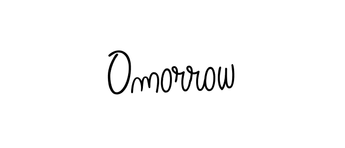 Make a beautiful signature design for name Omorrow. Use this online signature maker to create a handwritten signature for free. Omorrow signature style 5 images and pictures png