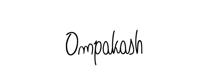 You should practise on your own different ways (Angelique-Rose-font-FFP) to write your name (Ompakash) in signature. don't let someone else do it for you. Ompakash signature style 5 images and pictures png