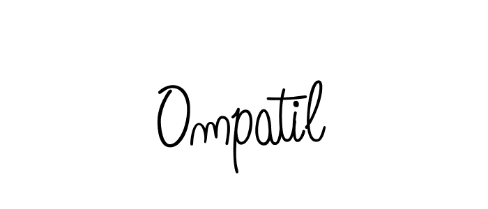 if you are searching for the best signature style for your name Ompatil. so please give up your signature search. here we have designed multiple signature styles  using Angelique-Rose-font-FFP. Ompatil signature style 5 images and pictures png