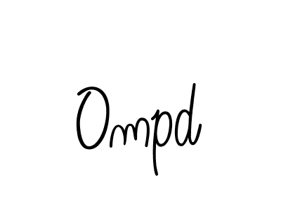Use a signature maker to create a handwritten signature online. With this signature software, you can design (Angelique-Rose-font-FFP) your own signature for name Ompd. Ompd signature style 5 images and pictures png