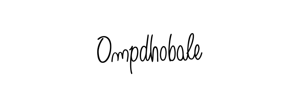 It looks lik you need a new signature style for name Ompdhobale. Design unique handwritten (Angelique-Rose-font-FFP) signature with our free signature maker in just a few clicks. Ompdhobale signature style 5 images and pictures png