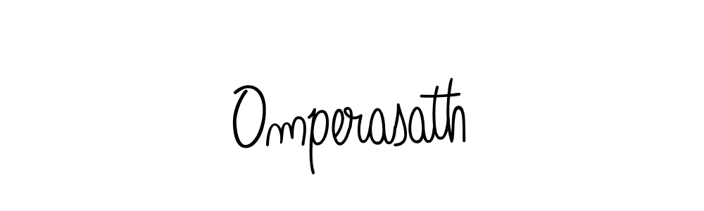 Make a beautiful signature design for name Omperasath. Use this online signature maker to create a handwritten signature for free. Omperasath signature style 5 images and pictures png