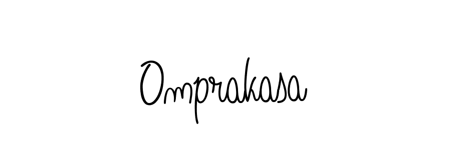 How to Draw Omprakasa signature style? Angelique-Rose-font-FFP is a latest design signature styles for name Omprakasa. Omprakasa signature style 5 images and pictures png