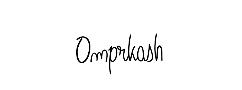 You should practise on your own different ways (Angelique-Rose-font-FFP) to write your name (Omprkash) in signature. don't let someone else do it for you. Omprkash signature style 5 images and pictures png