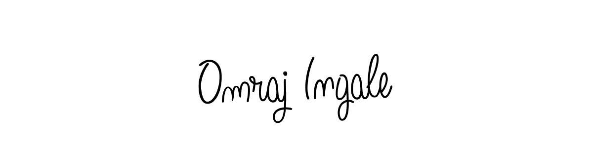Omraj Ingale stylish signature style. Best Handwritten Sign (Angelique-Rose-font-FFP) for my name. Handwritten Signature Collection Ideas for my name Omraj Ingale. Omraj Ingale signature style 5 images and pictures png