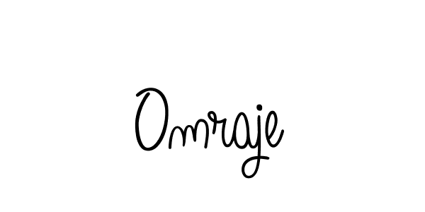 Also we have Omraje name is the best signature style. Create professional handwritten signature collection using Angelique-Rose-font-FFP autograph style. Omraje signature style 5 images and pictures png