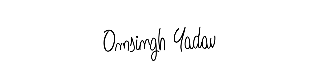Make a beautiful signature design for name Omsingh Yadav. Use this online signature maker to create a handwritten signature for free. Omsingh Yadav signature style 5 images and pictures png