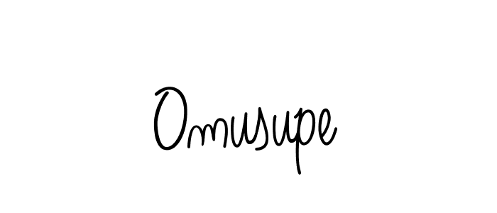 Omusupe stylish signature style. Best Handwritten Sign (Angelique-Rose-font-FFP) for my name. Handwritten Signature Collection Ideas for my name Omusupe. Omusupe signature style 5 images and pictures png