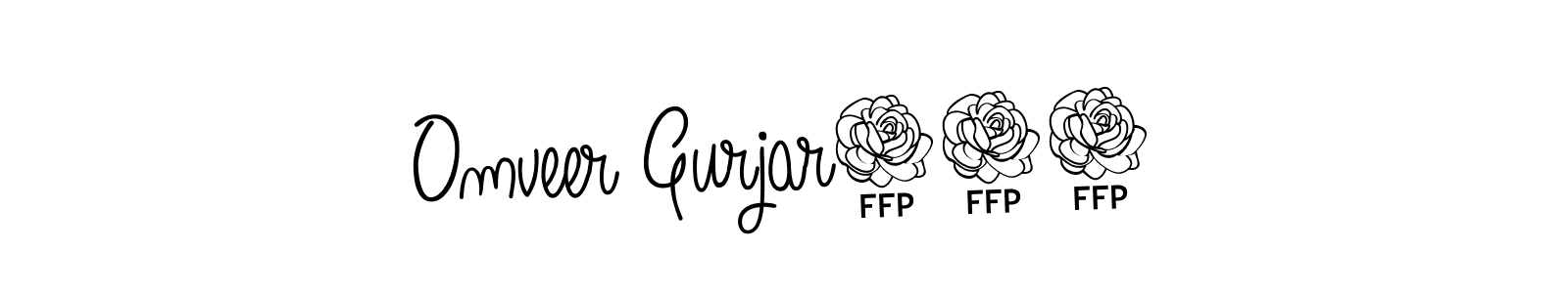 How to make Omveer Gurjar007 signature? Angelique-Rose-font-FFP is a professional autograph style. Create handwritten signature for Omveer Gurjar007 name. Omveer Gurjar007 signature style 5 images and pictures png