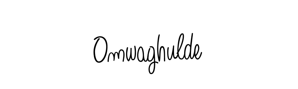 How to Draw Omwaghulde signature style? Angelique-Rose-font-FFP is a latest design signature styles for name Omwaghulde. Omwaghulde signature style 5 images and pictures png