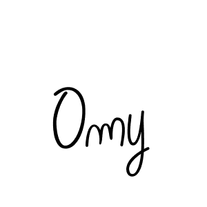 Design your own signature with our free online signature maker. With this signature software, you can create a handwritten (Angelique-Rose-font-FFP) signature for name Omy. Omy signature style 5 images and pictures png