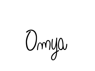 How to make Omya name signature. Use Angelique-Rose-font-FFP style for creating short signs online. This is the latest handwritten sign. Omya signature style 5 images and pictures png