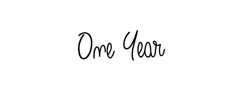 Also You can easily find your signature by using the search form. We will create One Year name handwritten signature images for you free of cost using Angelique-Rose-font-FFP sign style. One Year signature style 5 images and pictures png