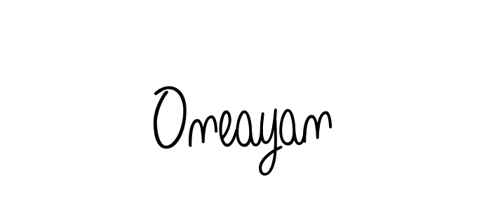 Also we have Oneayan name is the best signature style. Create professional handwritten signature collection using Angelique-Rose-font-FFP autograph style. Oneayan signature style 5 images and pictures png
