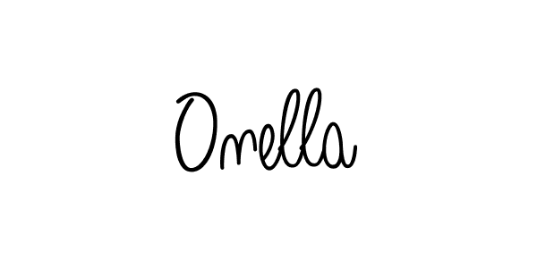 The best way (Angelique-Rose-font-FFP) to make a short signature is to pick only two or three words in your name. The name Onella include a total of six letters. For converting this name. Onella signature style 5 images and pictures png