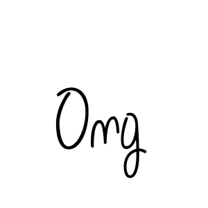 You should practise on your own different ways (Angelique-Rose-font-FFP) to write your name (Ong) in signature. don't let someone else do it for you. Ong signature style 5 images and pictures png