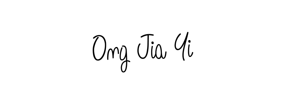Create a beautiful signature design for name Ong Jia Yi. With this signature (Angelique-Rose-font-FFP) fonts, you can make a handwritten signature for free. Ong Jia Yi signature style 5 images and pictures png