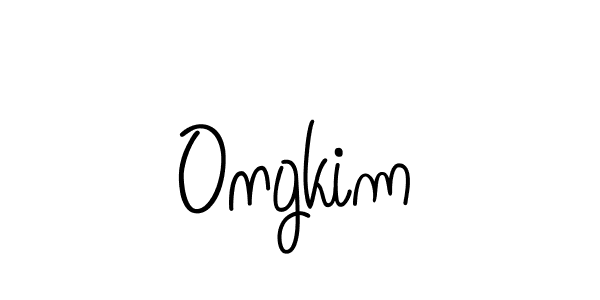 Create a beautiful signature design for name Ongkim. With this signature (Angelique-Rose-font-FFP) fonts, you can make a handwritten signature for free. Ongkim signature style 5 images and pictures png
